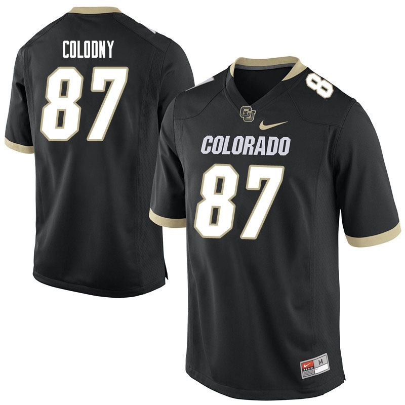Men #87 Vincent Colodny Colorado Buffaloes College Football Jerseys Sale-Black - Click Image to Close